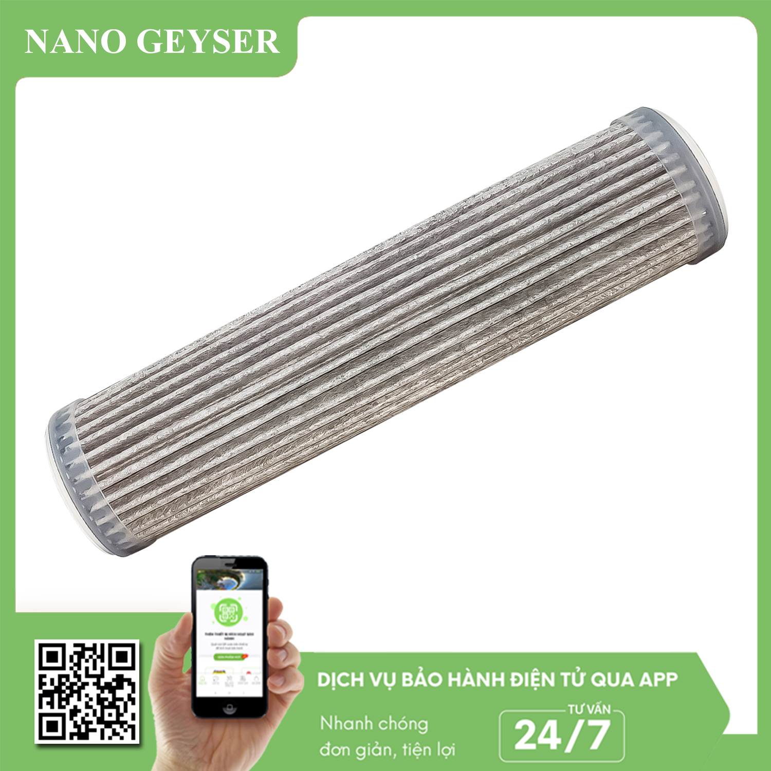 Lõi lọc Nano Disruptor New trùng mã