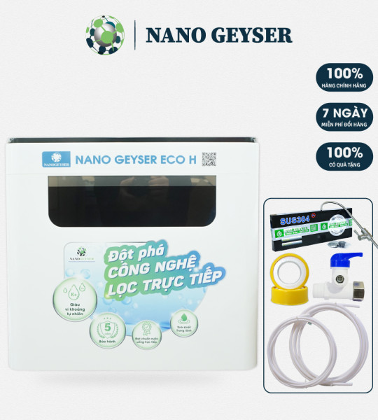 Máy lọc nước Nano Geyser Eco H9 - NEW