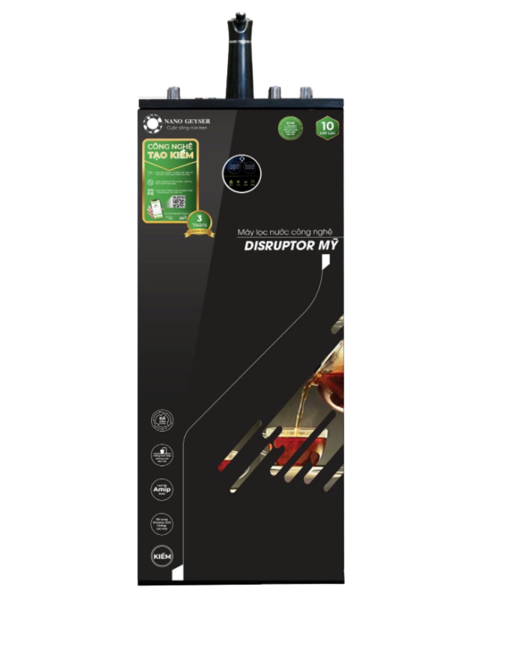 Máy lọc nước nóng lạnh nguội Nano Geyser GR-K37D TDS